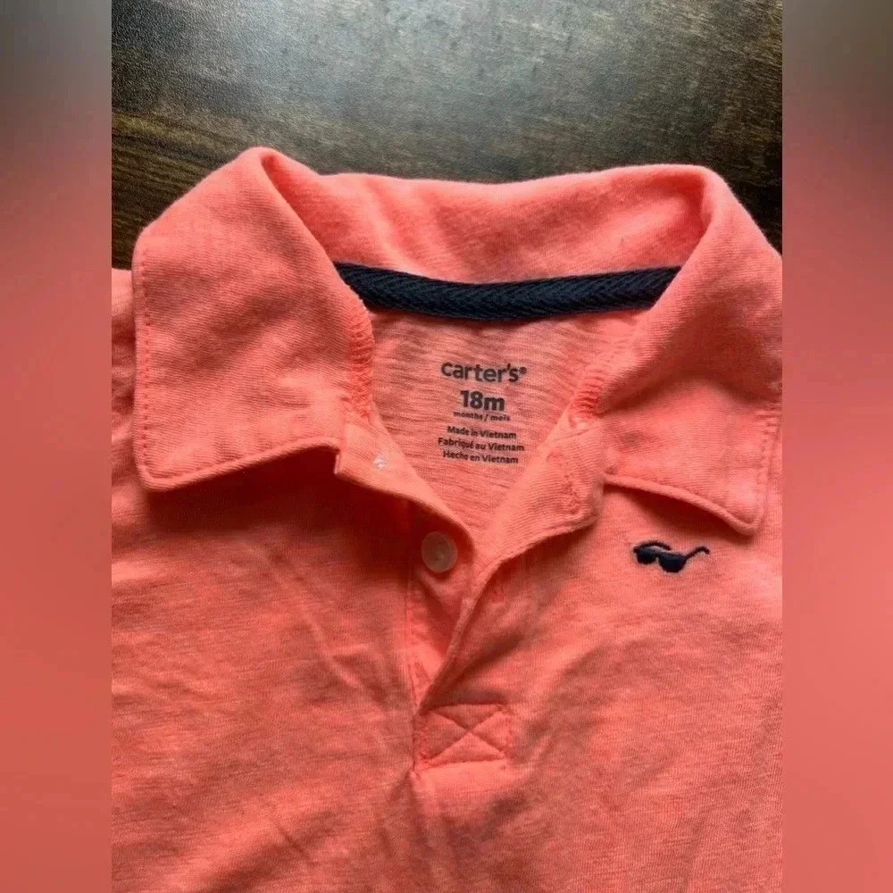 BUNDLE: Carter’s | 2- baby boy polo shirts. Size: 18M.